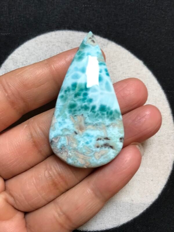 Larimar Cabochon 1 Piece Size 55 MM Approx