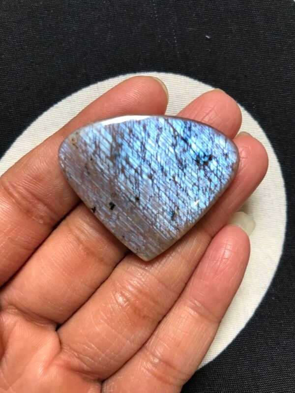 African Belomorite With Sunstone Cabochon 1 Piece Size 41 MM Approx