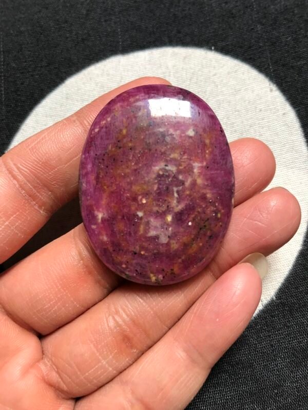 Ruby Cabochon 1 Piece Size 45 MM Approx