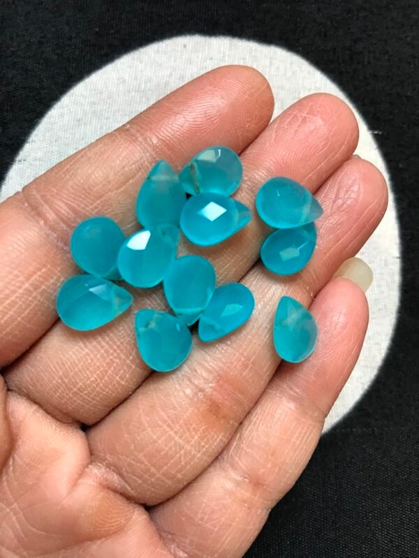 Natural Peruvian Opal Tear Drop Faceted 12 Piece Size 12 MM