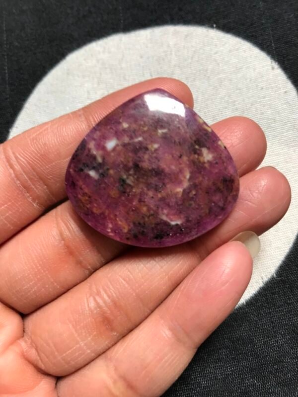 Ruby Cabochon 1 Piece Size 37 MM Approx