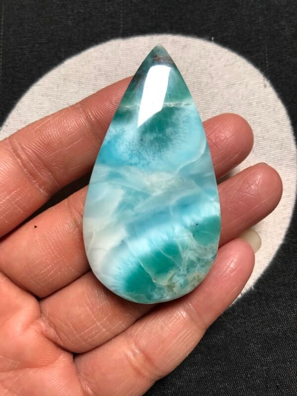Larimar Cabochon 1 Piece Size 61 MM Approx