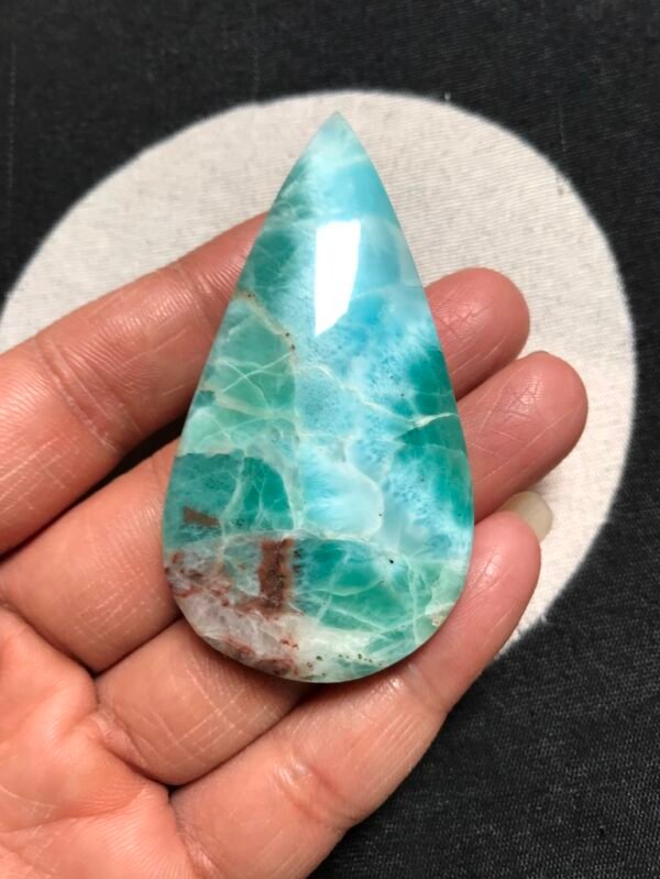 Larimar Cabochon 1 Piece Size 65 MM Approx