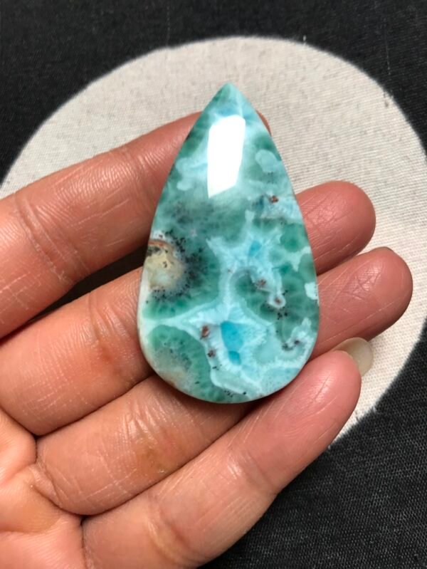 Larimar Cabochon 1 Piece Size 50 MM Approx