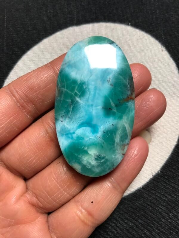 Larimar Cabochon 1 Piece Size 55 MM Approx