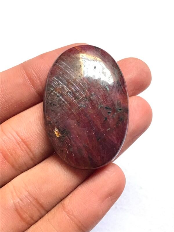 Ruby Cabochon 1 Piece Size 42 MM Approx