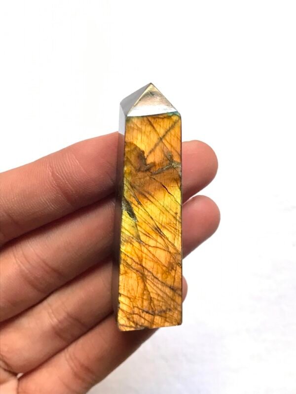 Labradorite Tower 1 Piece Size 60  MM Approx