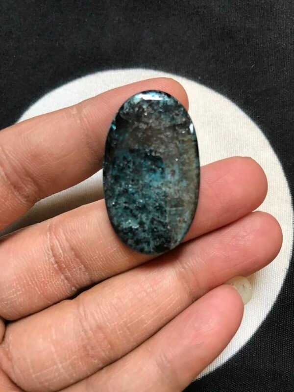Moss Kyanite Cabochon 1 Piece Size 35 MM Approx