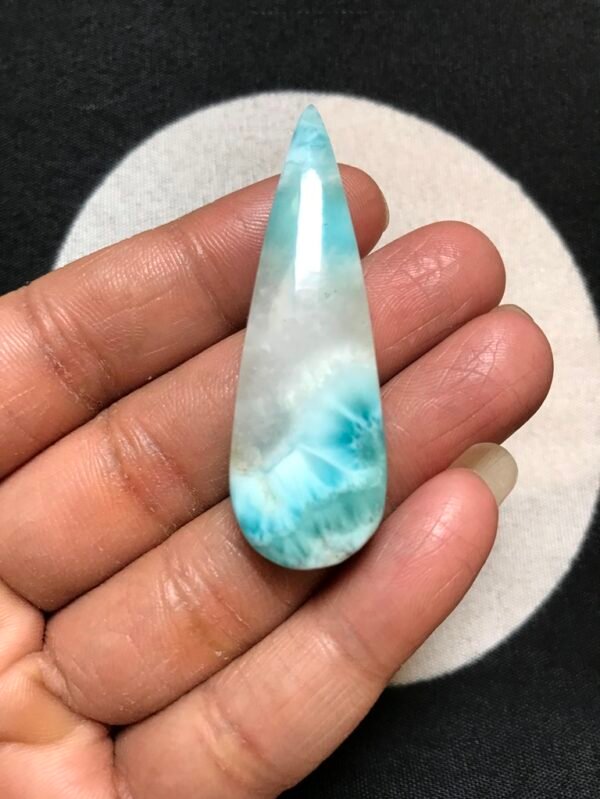 Larimar Cabochon 1 Piece Size 52 MM Approx