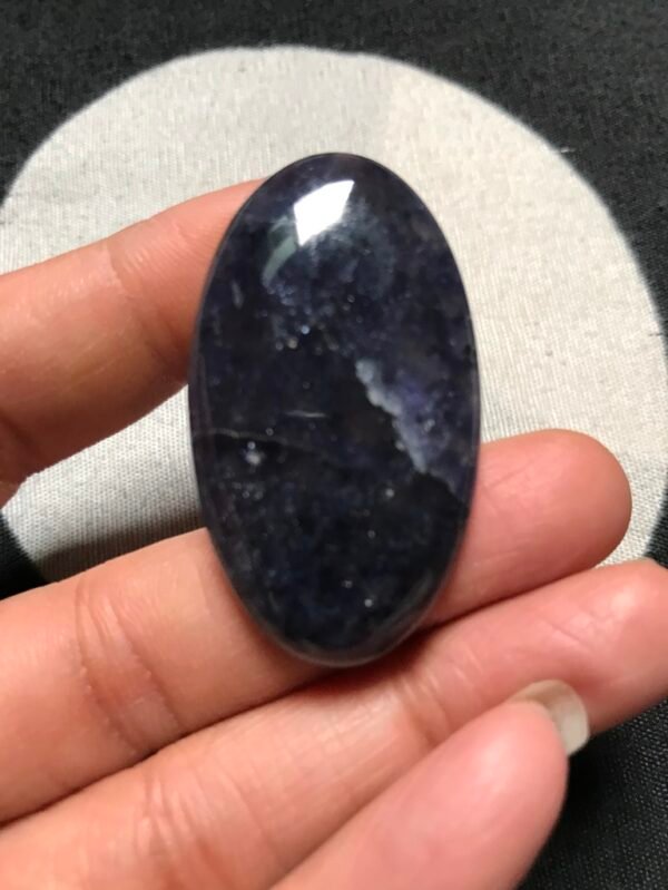 Iolite Cabochon 1 Piece Size 44 MM APPROX
