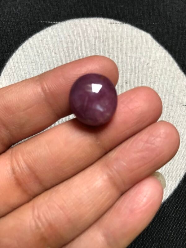Ruby Cabochon 1 Piece Size 14 MM Approx