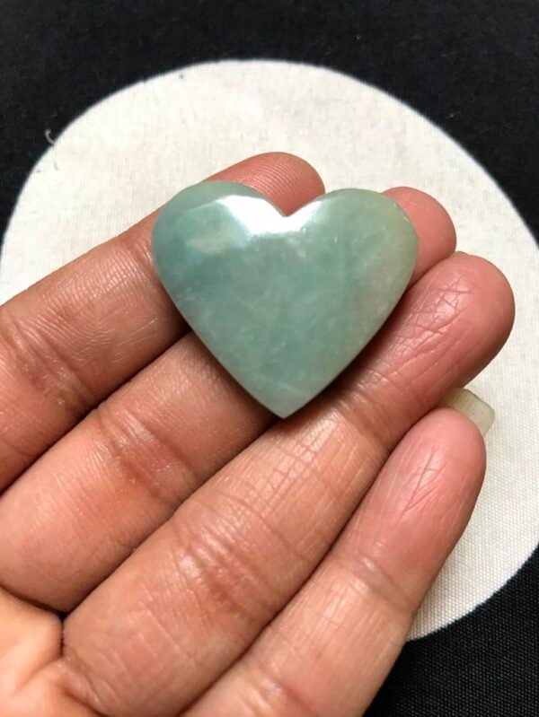 Aquamarine Cabochon 1 Piece Size 35 MM Approx