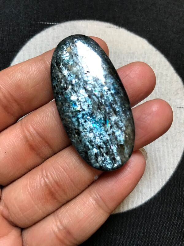 Moss Kyanite Cabochon 1 Piece Size 47 MM Approx