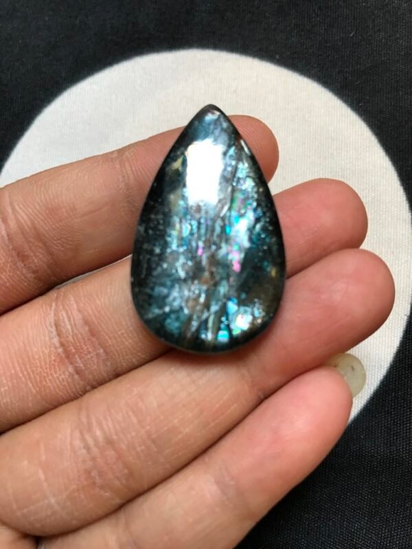 Moss Kyanite Cabochon 1 Piece Size 36 MM Approx