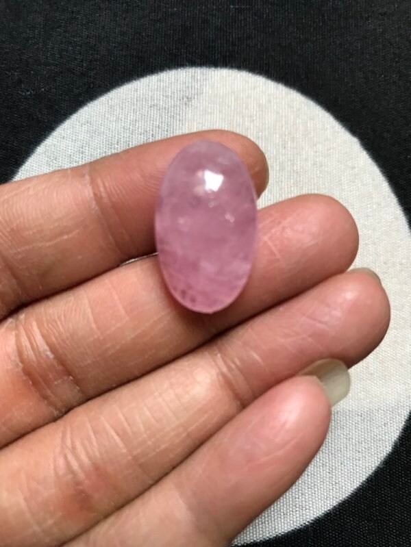 Morganite Cabochon 1 Piece Size 23 MM Approx