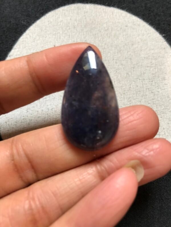 Iolite Cabochon 1 Piece Size 35 MM APPROX