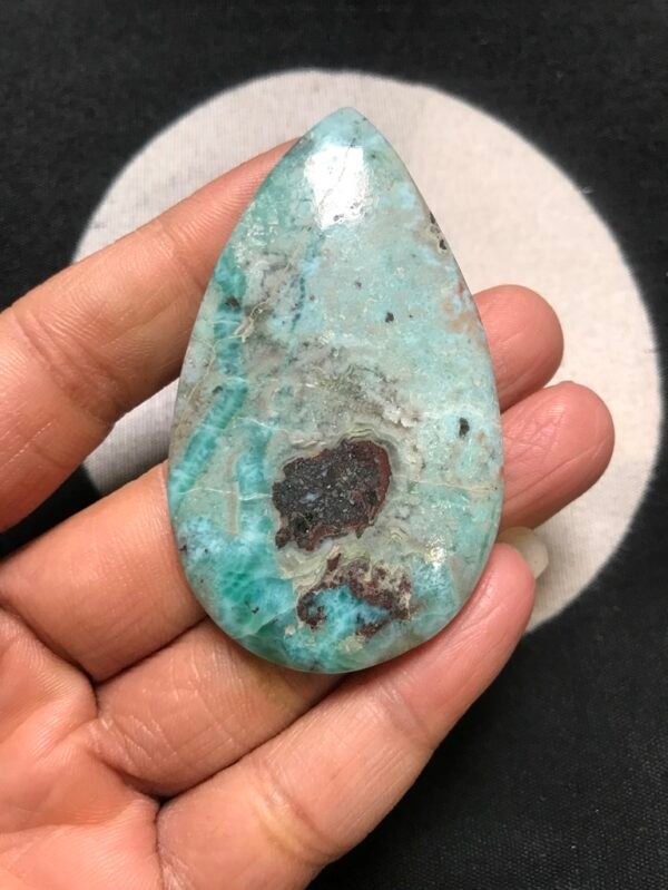Larimar Cabochon 1 Piece Size 63 MM Approx