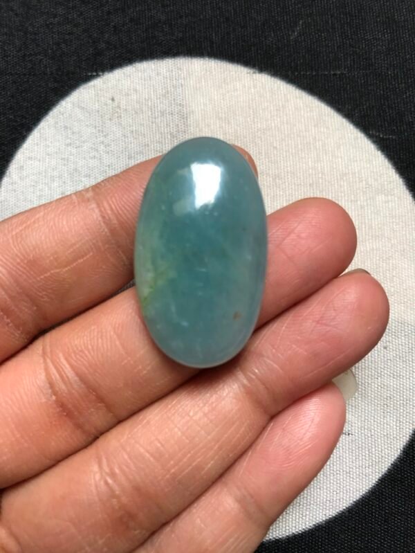 Aquamarine Cabochon 1 Piece Size 33 MM Approx