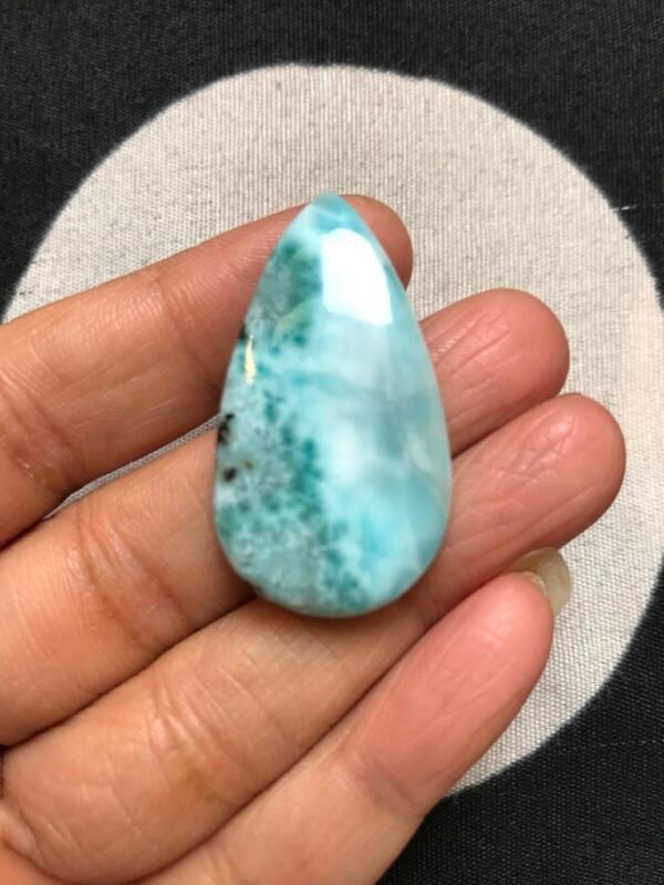 Larimar Cabochon 1 Piece Size 39 MM Approx