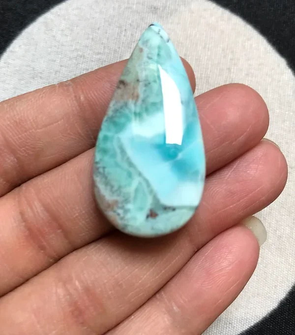 Natural   Larimar Cabochon 41 MM Approx