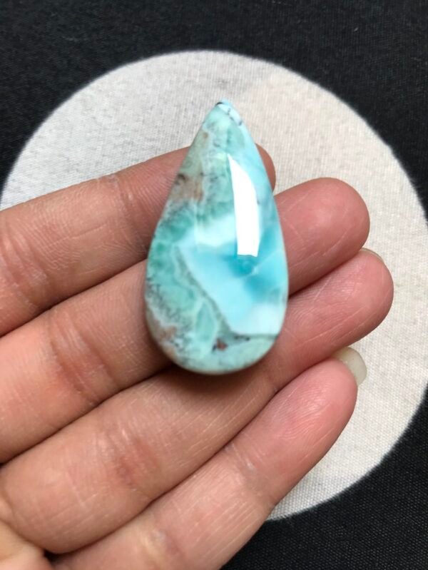 Natural   Larimar Cabochon 41 MM Approx