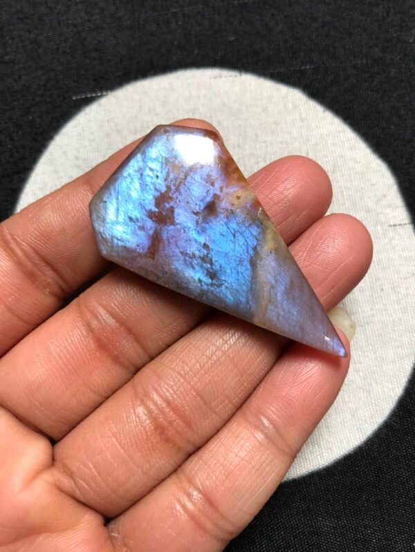 African Belomorite with Sunstone Cabochon 1 Piece Size 48 MM Approx