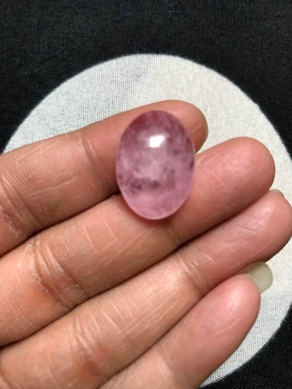 Morganite Cabochon 1 Piece Size 20 MM Approx