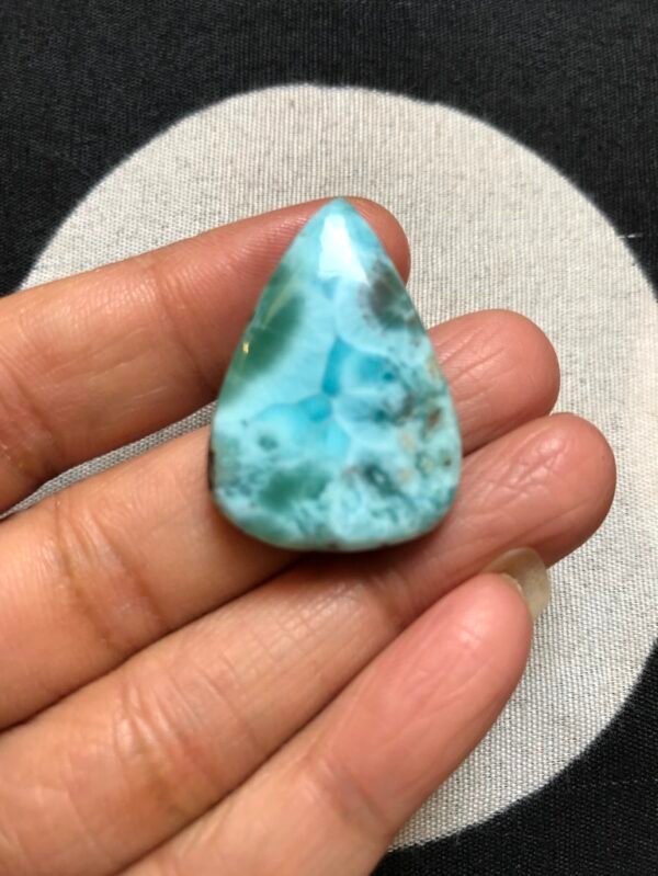 Larimar Cabochon 1 Piece Size 32 MM Approx