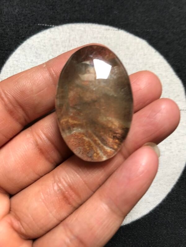 Garden Quartz Cabochon 1 Piece Size 38 MM Approx