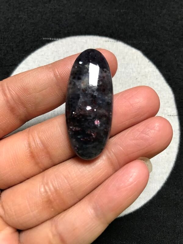 Iolite Cabochon 1 Piece Size 39 MM APPROX