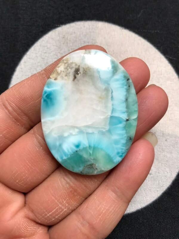 Larimar Cabochon 1 Piece Size 45 MM Approx