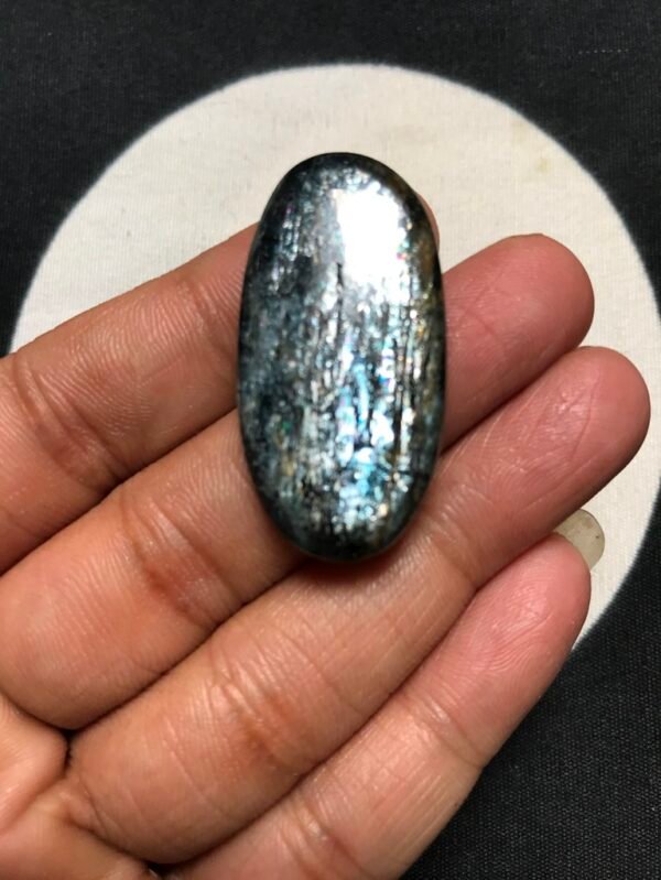 Moss Kyanite Cabochon 1 Piece Size 38 MM Approx