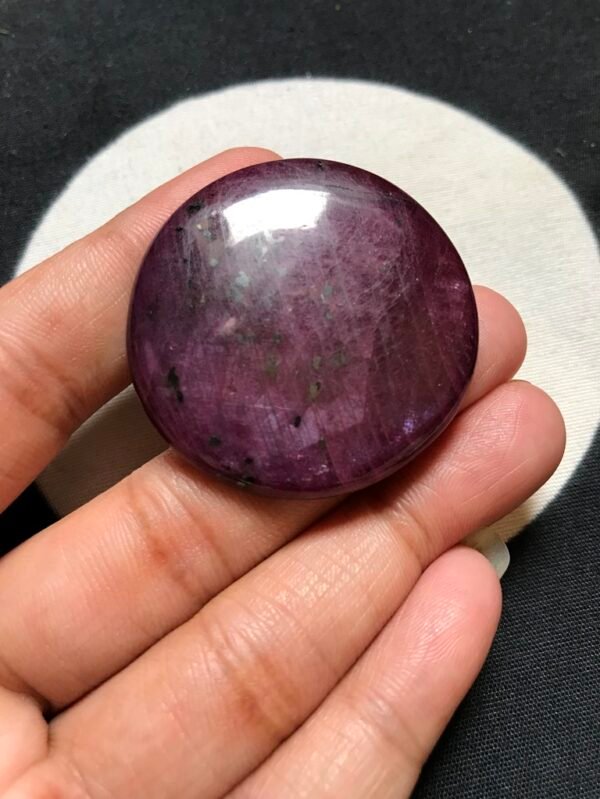 Ruby Cabochon 1 Piece Size 40 MM Approx