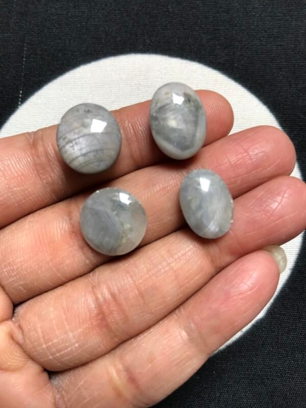 Ruby Cabochon 4 Piece Size 15-12 MM Approx