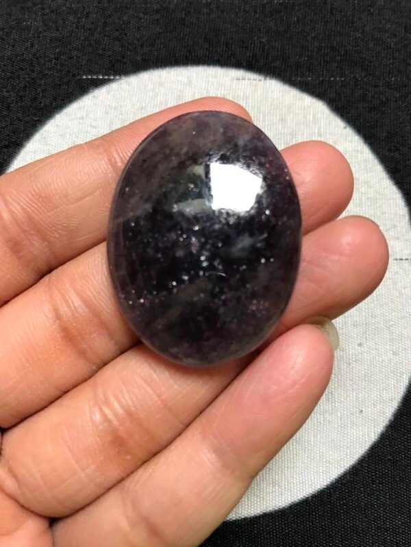 Iolite Cabochon 1 Piece Size 39 MM APPROX