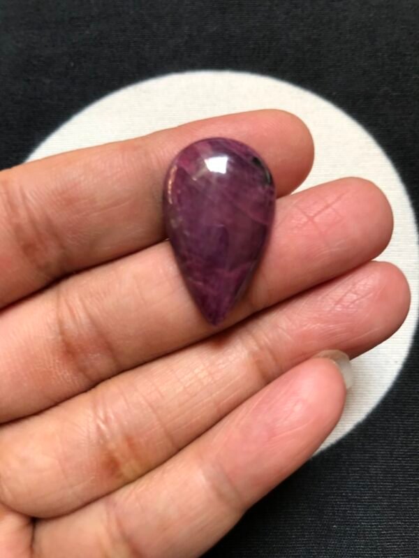 Ruby Cabochon 1 Piece Size 26 MM Approx