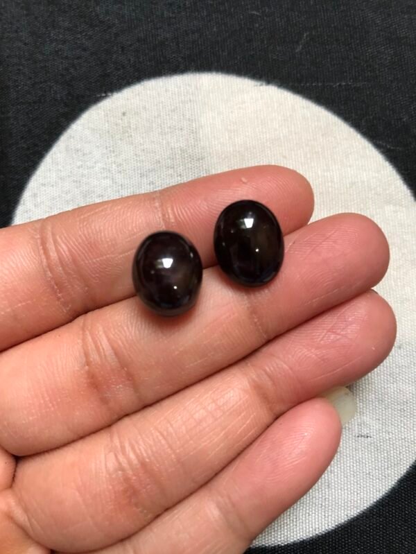 Ruby Cabochon 2 Piece Size 12 MM Approx