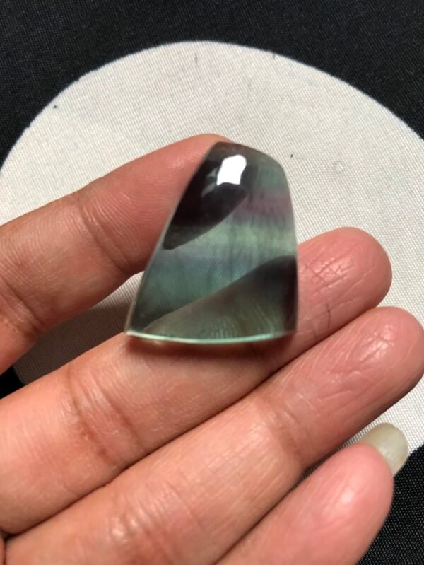 Fluorite Cabochon 1 Piece Size 29 MM APPROX