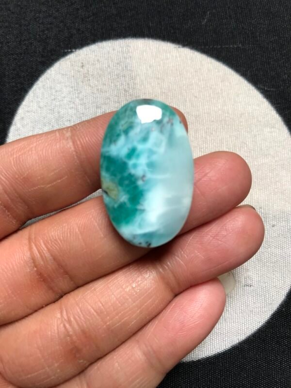 Larimar Cabochon 1 Piece Size 30 MM Approx