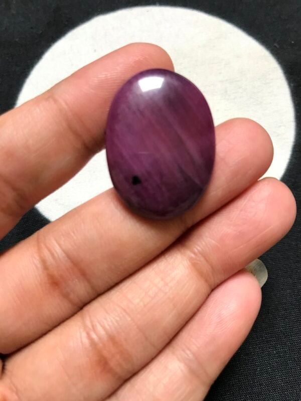 Ruby Cabochon 1 Piece Size 28 MM Approx