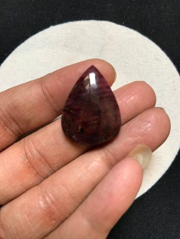 Ruby Cabochon 1 Piece Size 26 MM Approx