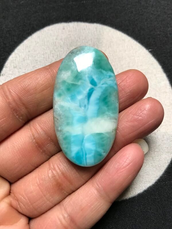 Larimar Cabochon 1 Piece Size 45 MM Approx
