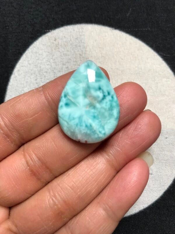 Larimar Cabochon 1 Piece Size 29 MM Approx