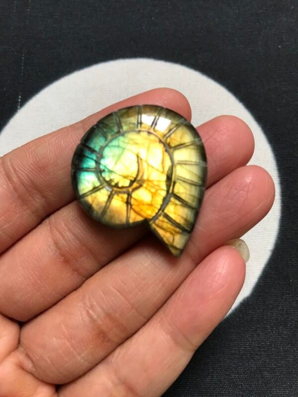 Labradorite Cabochon 1 Piece Size 33 MM Approx
