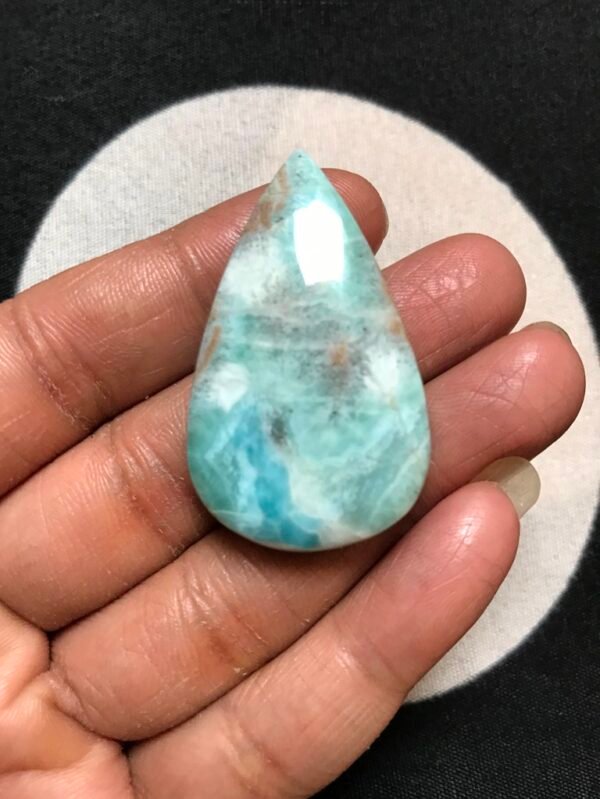 Dominican Larimar  Cabochon  Size 43 MM Approx