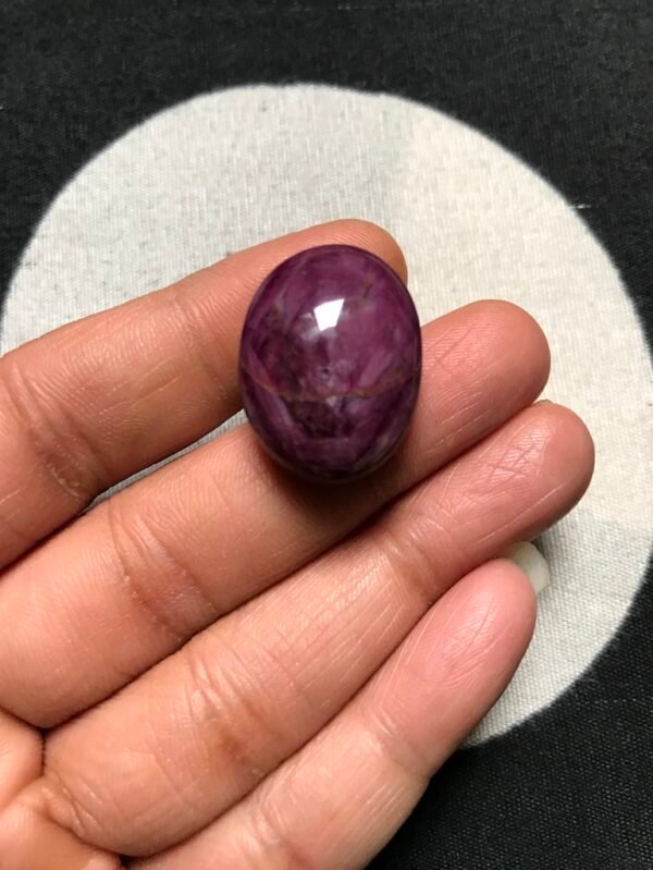 Ruby Cabochon 1 Piece Size 23 MM Approx