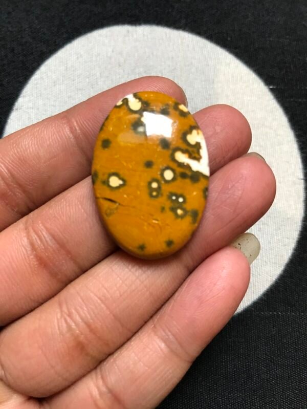 Ocean Jasper Cabochon 1 Piece Size 33 MM Approx