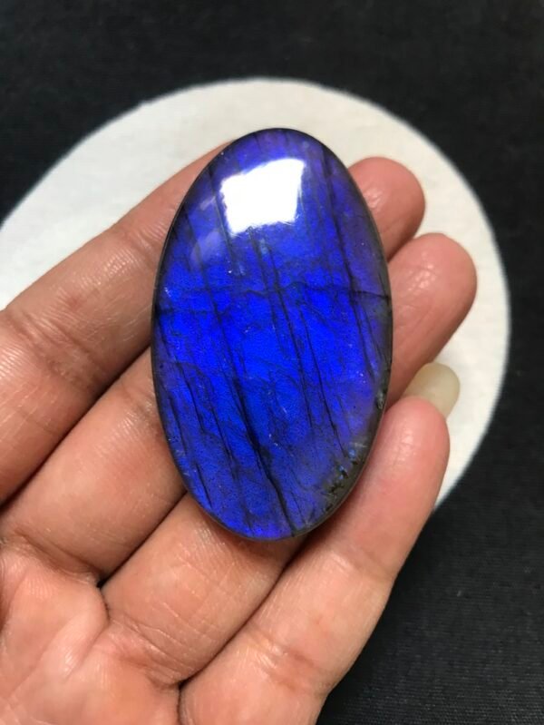 Blue Labradorite Cabochon 1 Piece Size 53 MM Approx