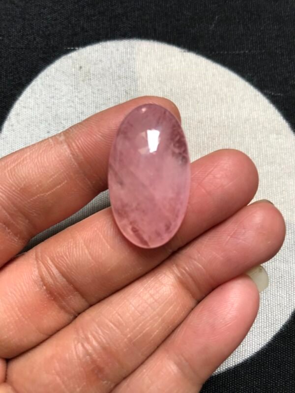 Morganite Cabochon 1 Piece Size 29 MM Approx