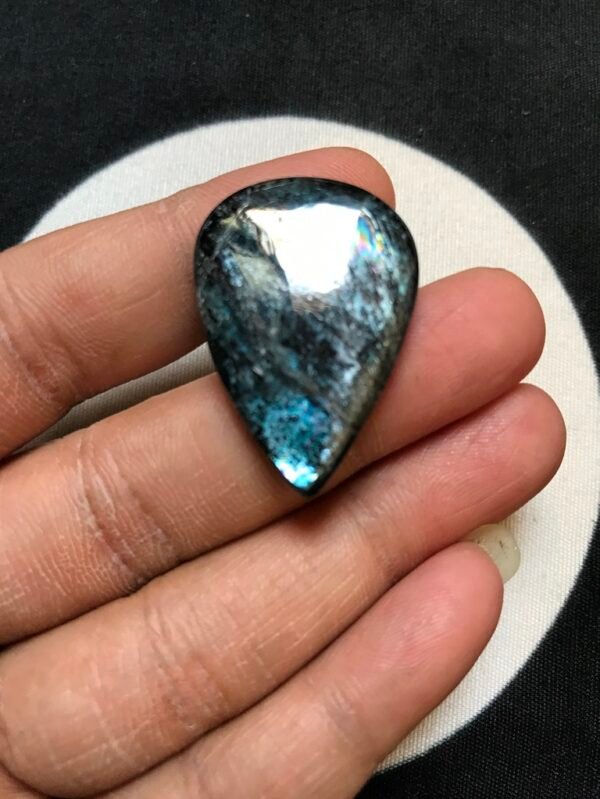 Moss Kyanite Cabochon 1 Piece Size 32 MM Approx